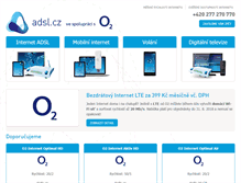 Tablet Screenshot of o2.adsl.cz